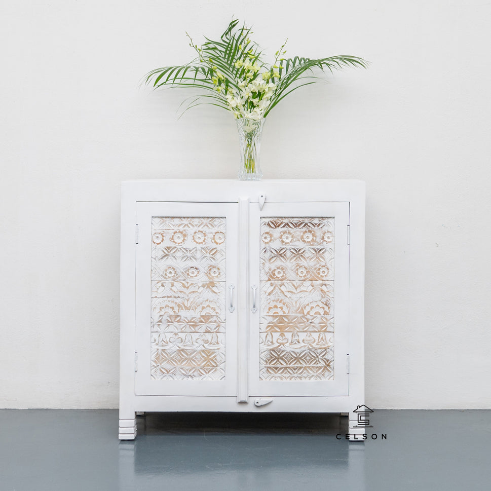 Anna Carved Wooden Chest