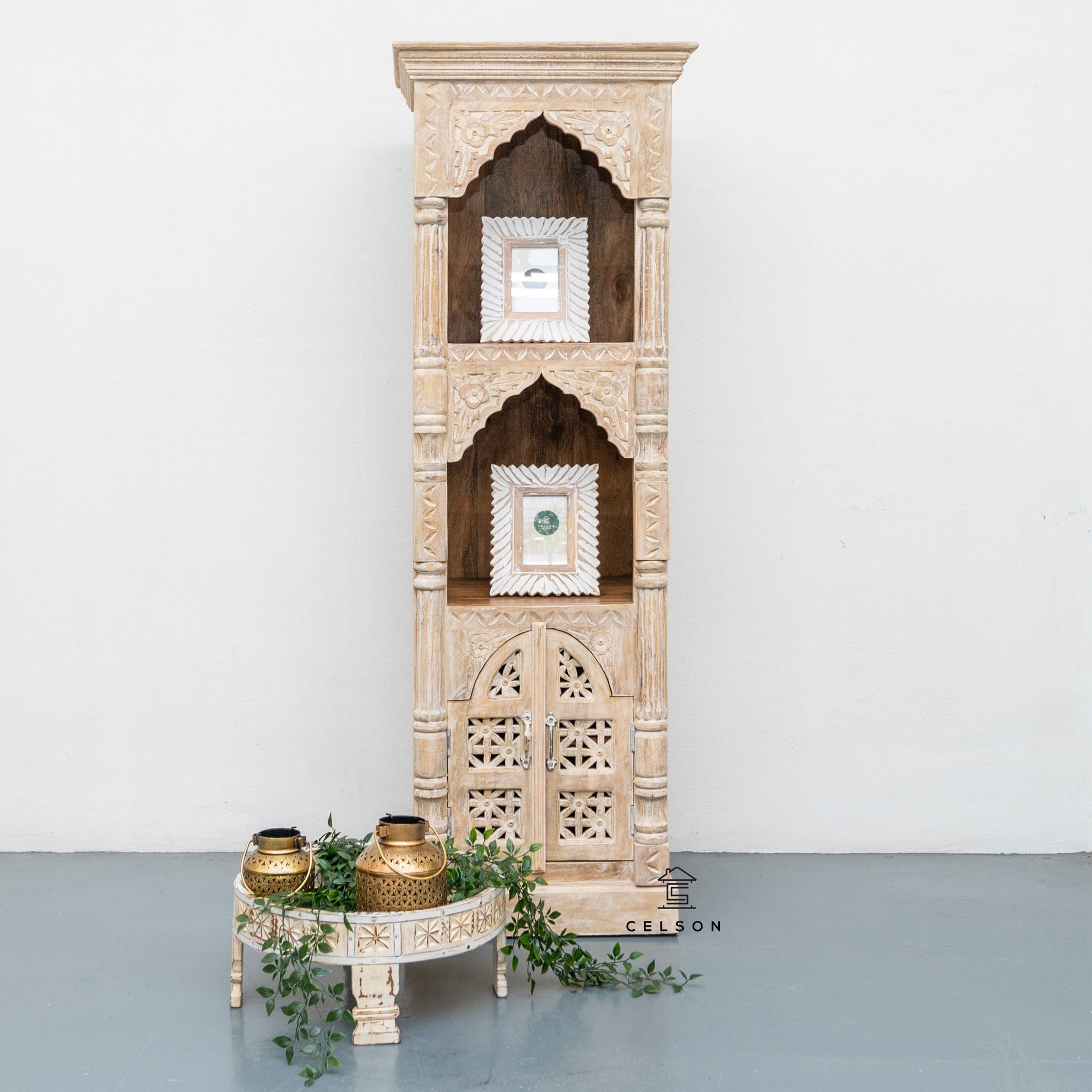 Nimrat Carved Bookshelf