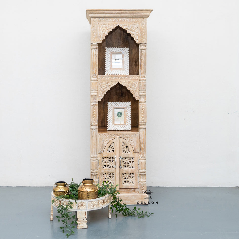 Nimrat Carved Bookshelf