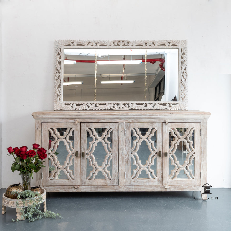 Grace Hand Carved Side Board