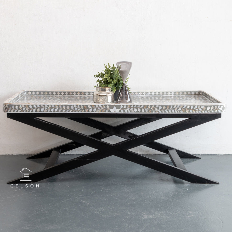 Uma Mother of Pearl Inlay Coffee Table