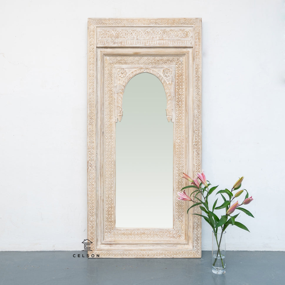 Sami Hand Carved Window Mirror