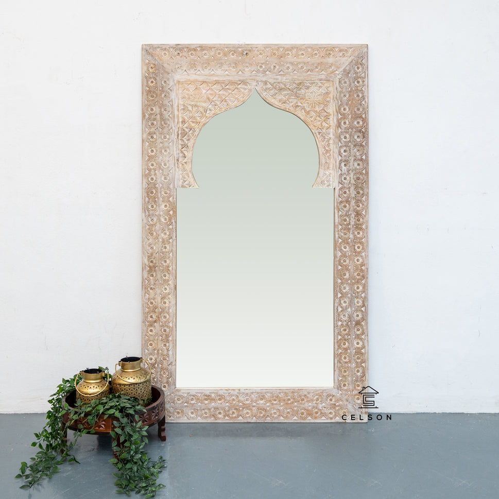 Steve Hand Carved Mirror