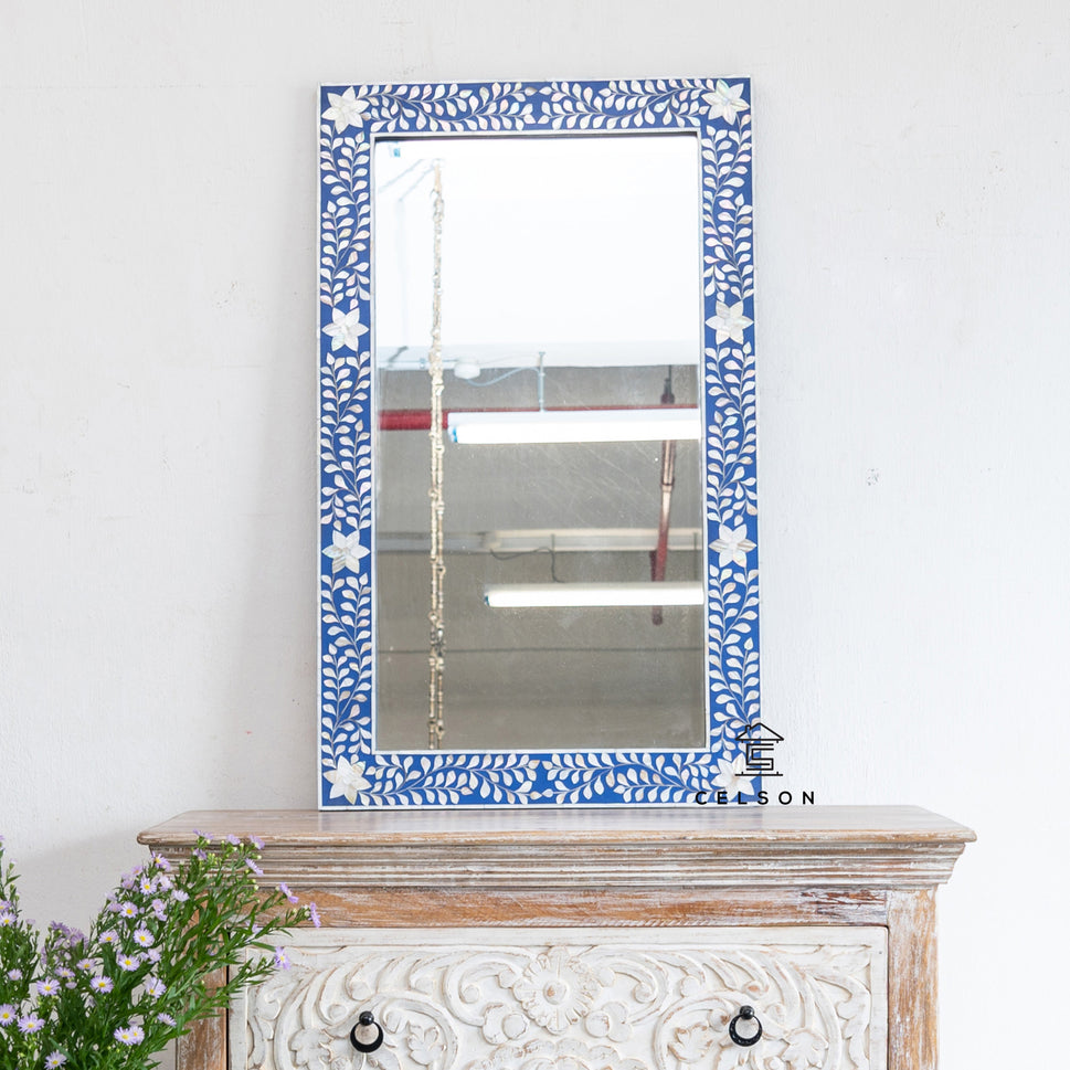 Heidi Mother of Pearl Inlay Mirror