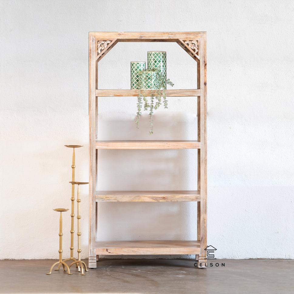 Peter Carved Bookshelf