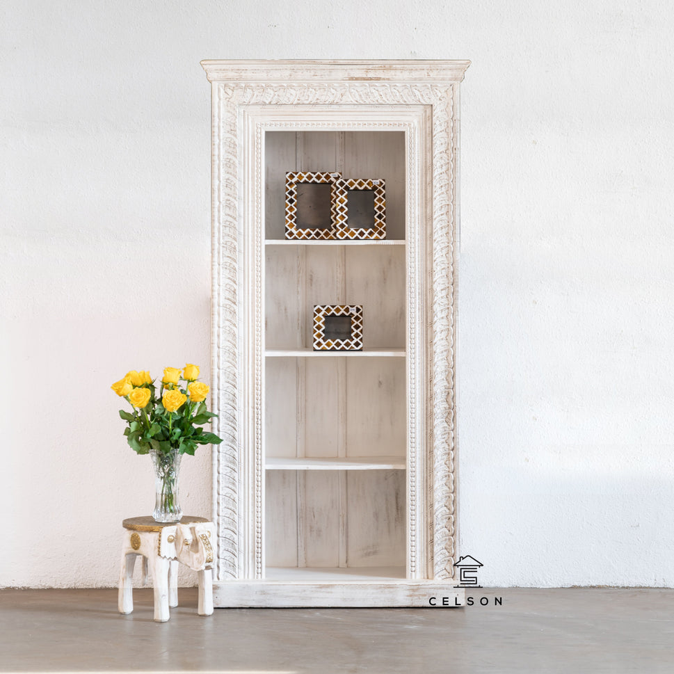 Paola  Carved Bookshelf