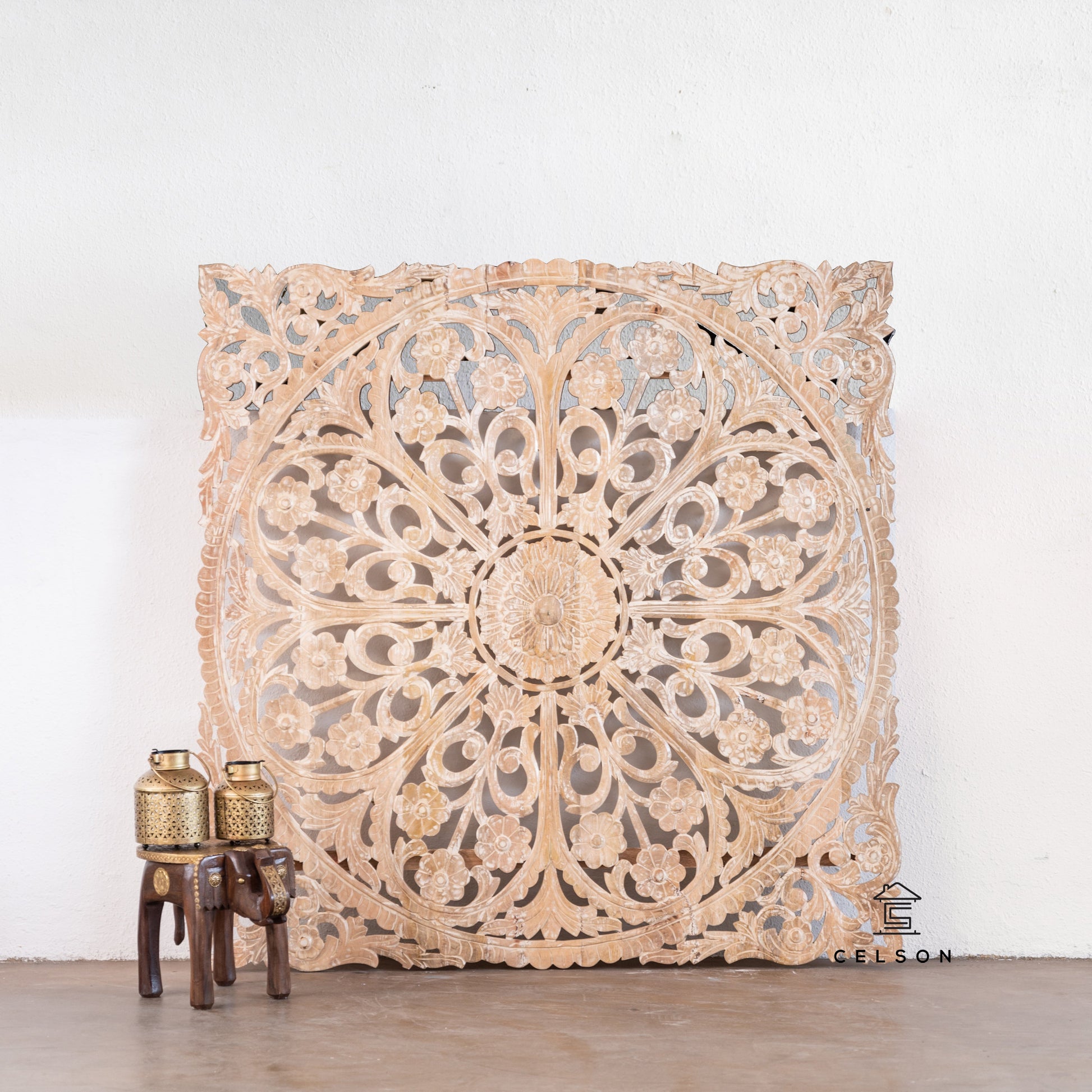 Kathy Carved Wall Panel