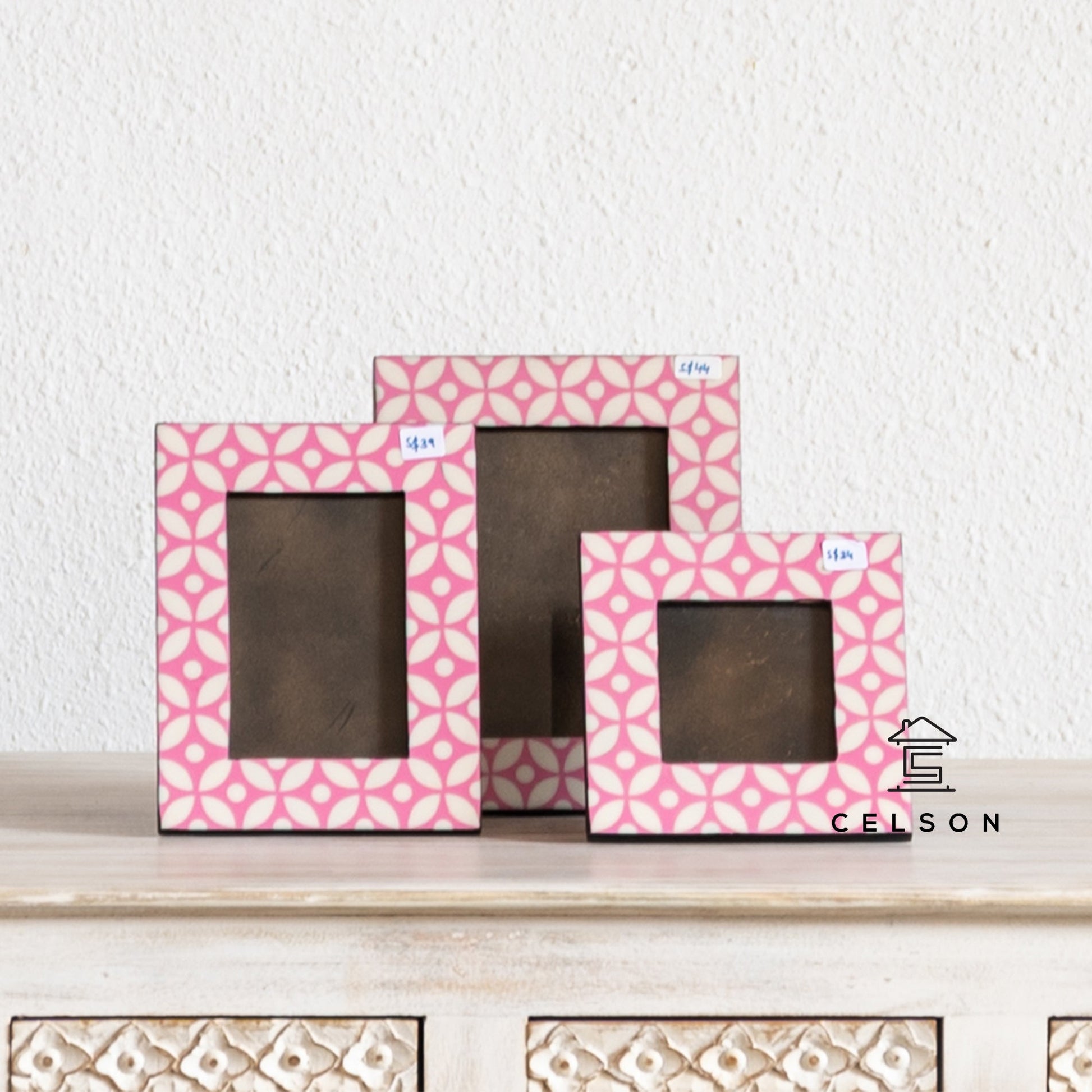 Michaela Bone Inlay Photo Frame
