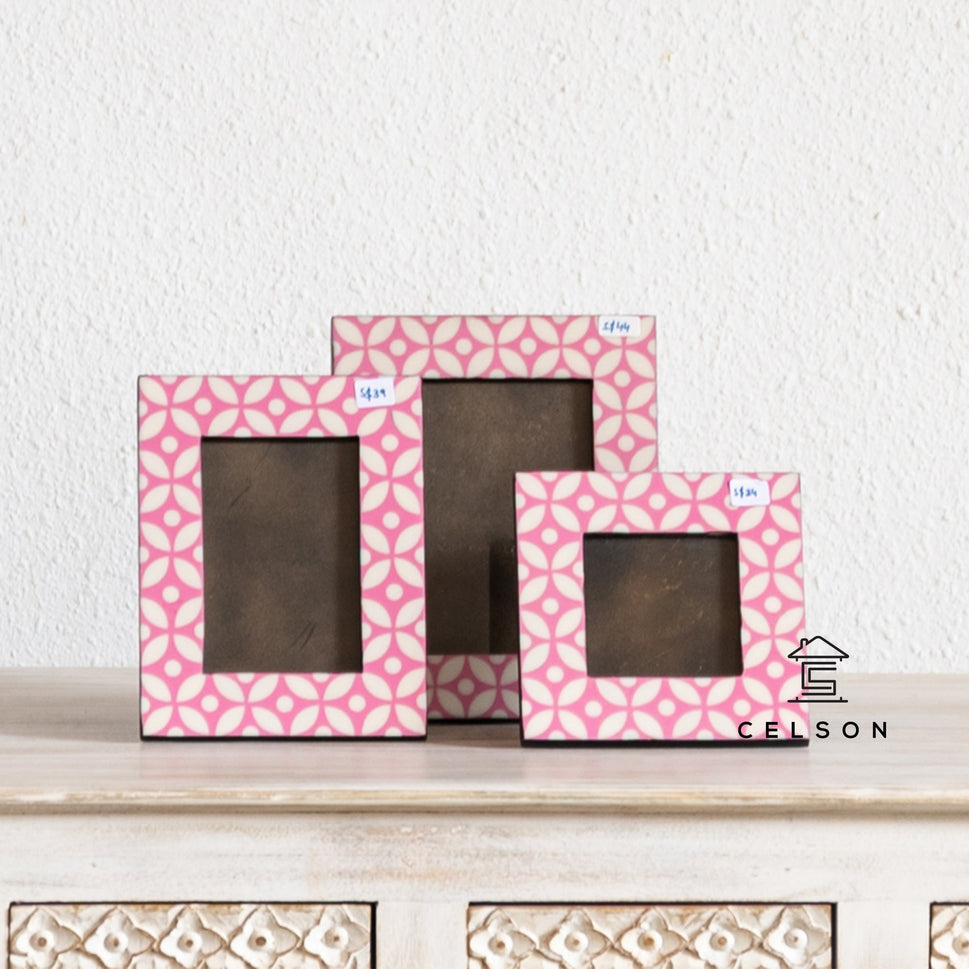 Michaela Bone Inlay Photo Frame