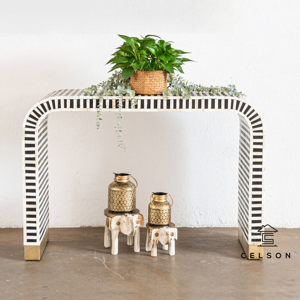 Mehar Bone Inlay Console Table