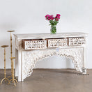 Switch Amari Hand Carved Wooden Console Table 2 image