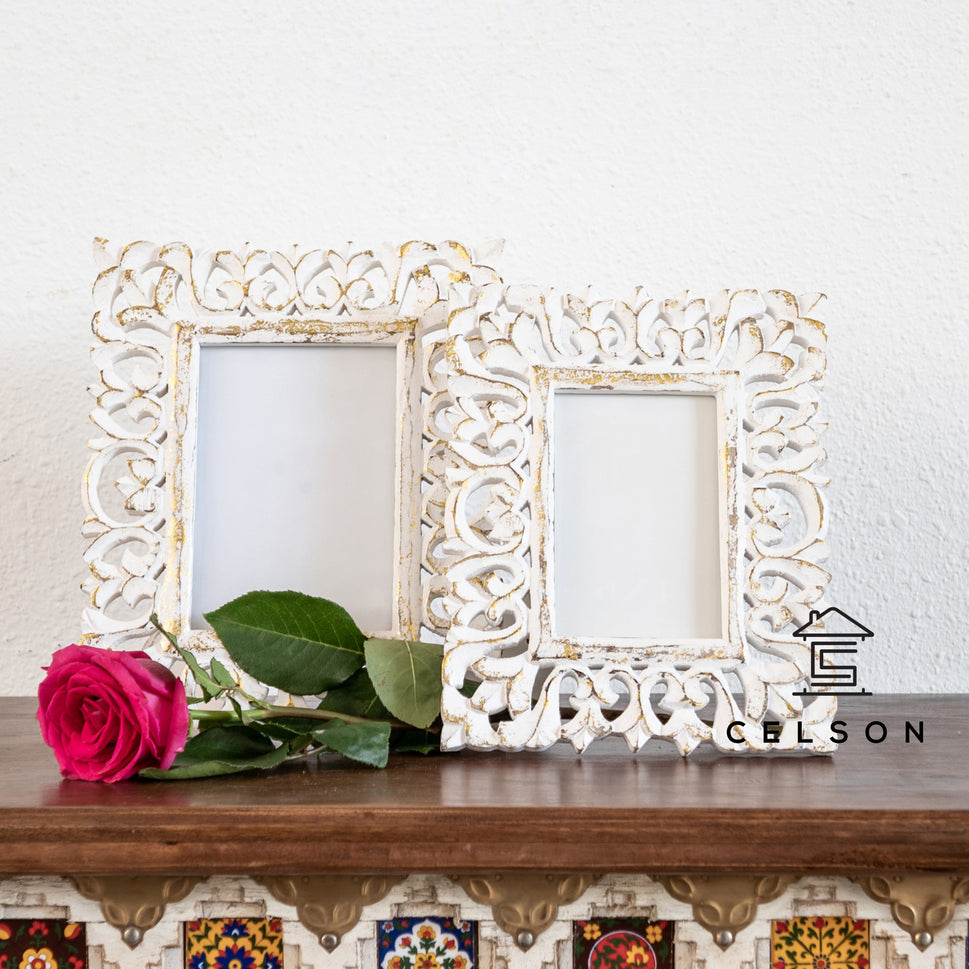 Howard Hand Carved Photo Frame