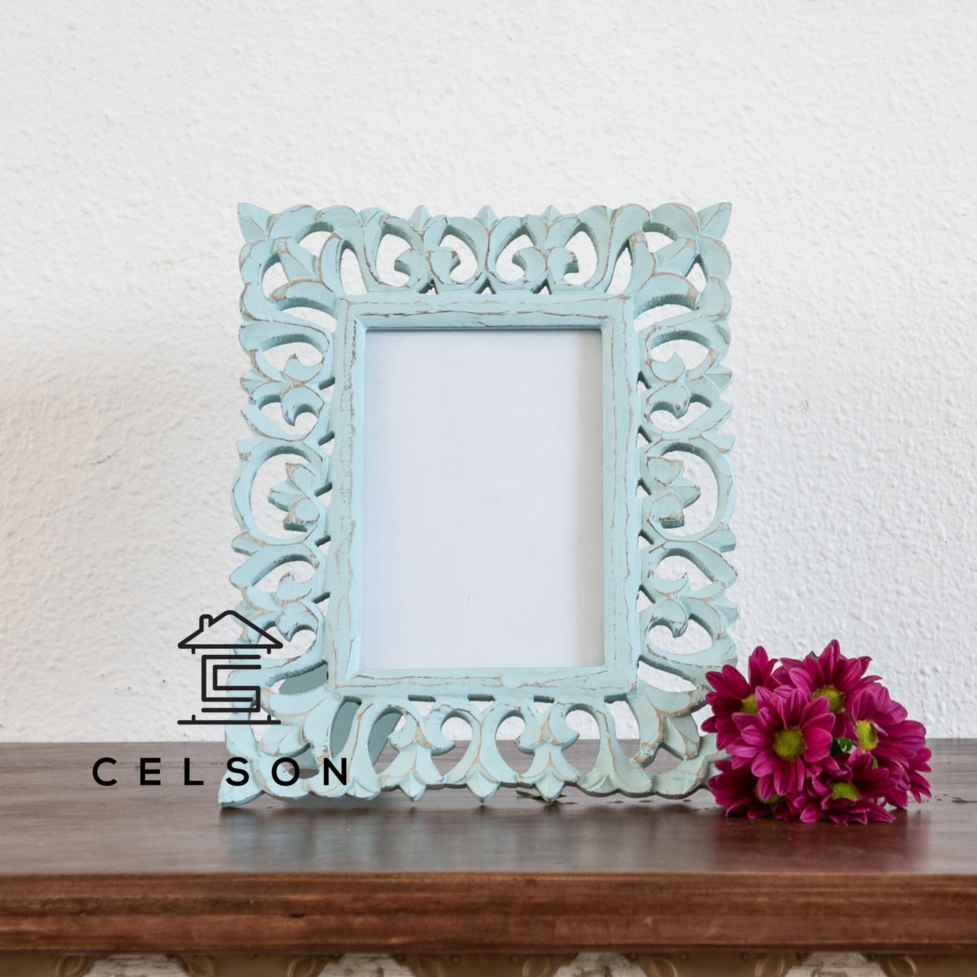 Howard Hand Carved Photo Frame