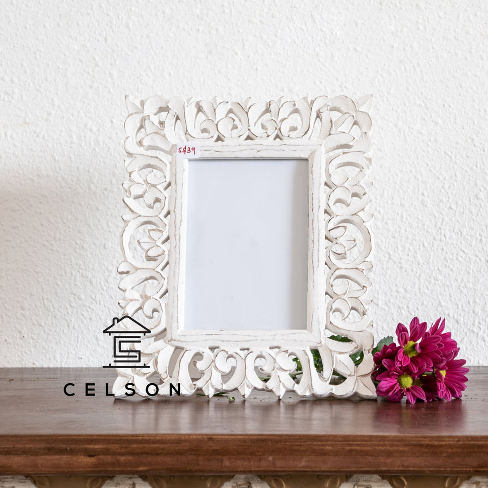 Howard Hand Carved Photo Frame