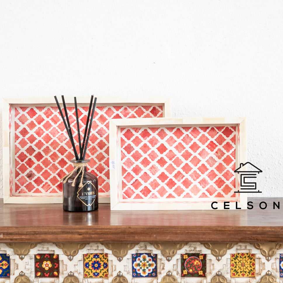 Hailey Bone Inlay Tray
