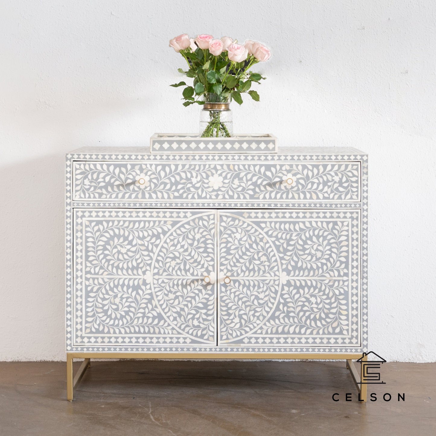 Lavie Bone Inlay Chest