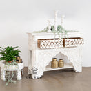 Switch Penny Hand Carved Wooden Console Table 2 image
