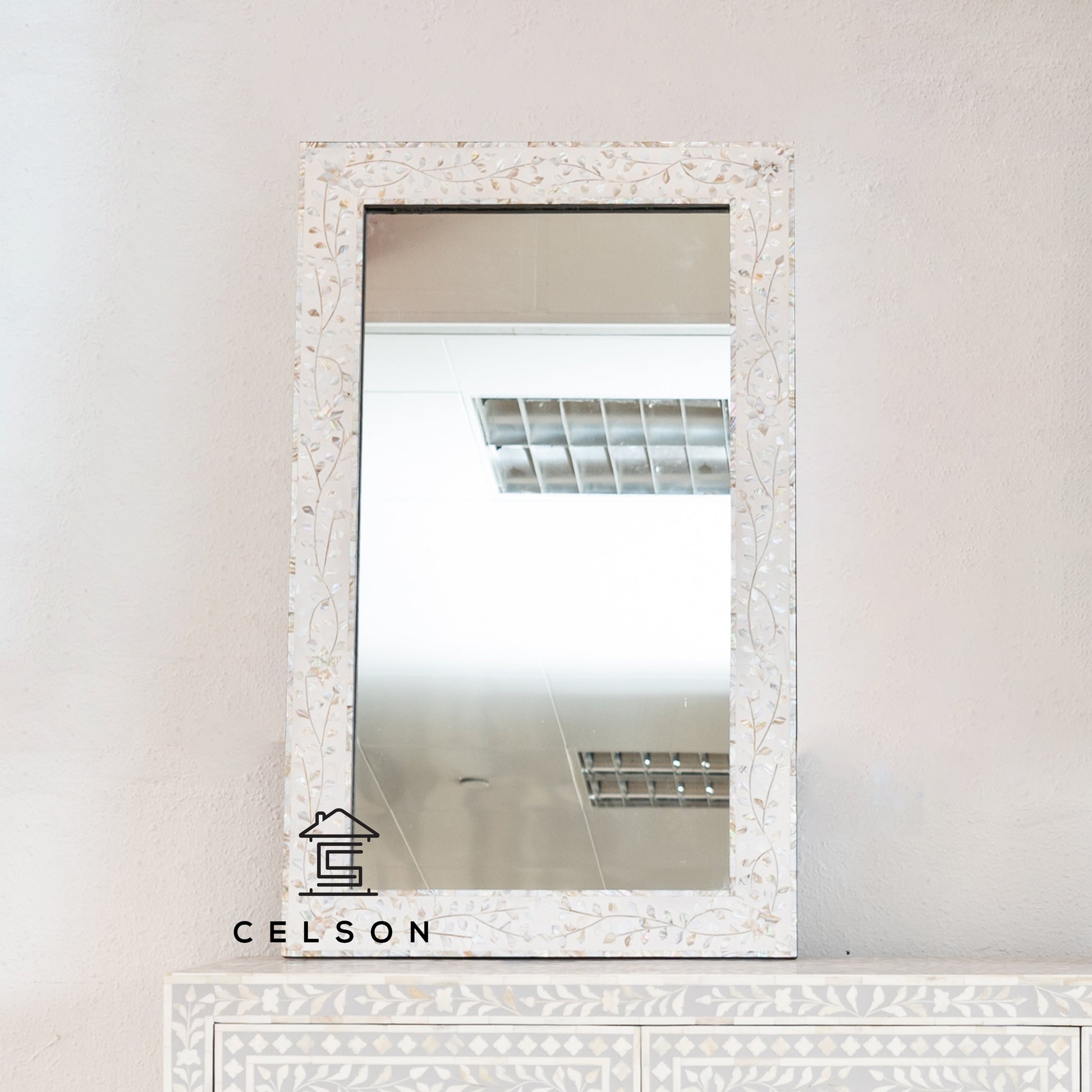 Tyler Mother of Pearl Inlay Mirror
