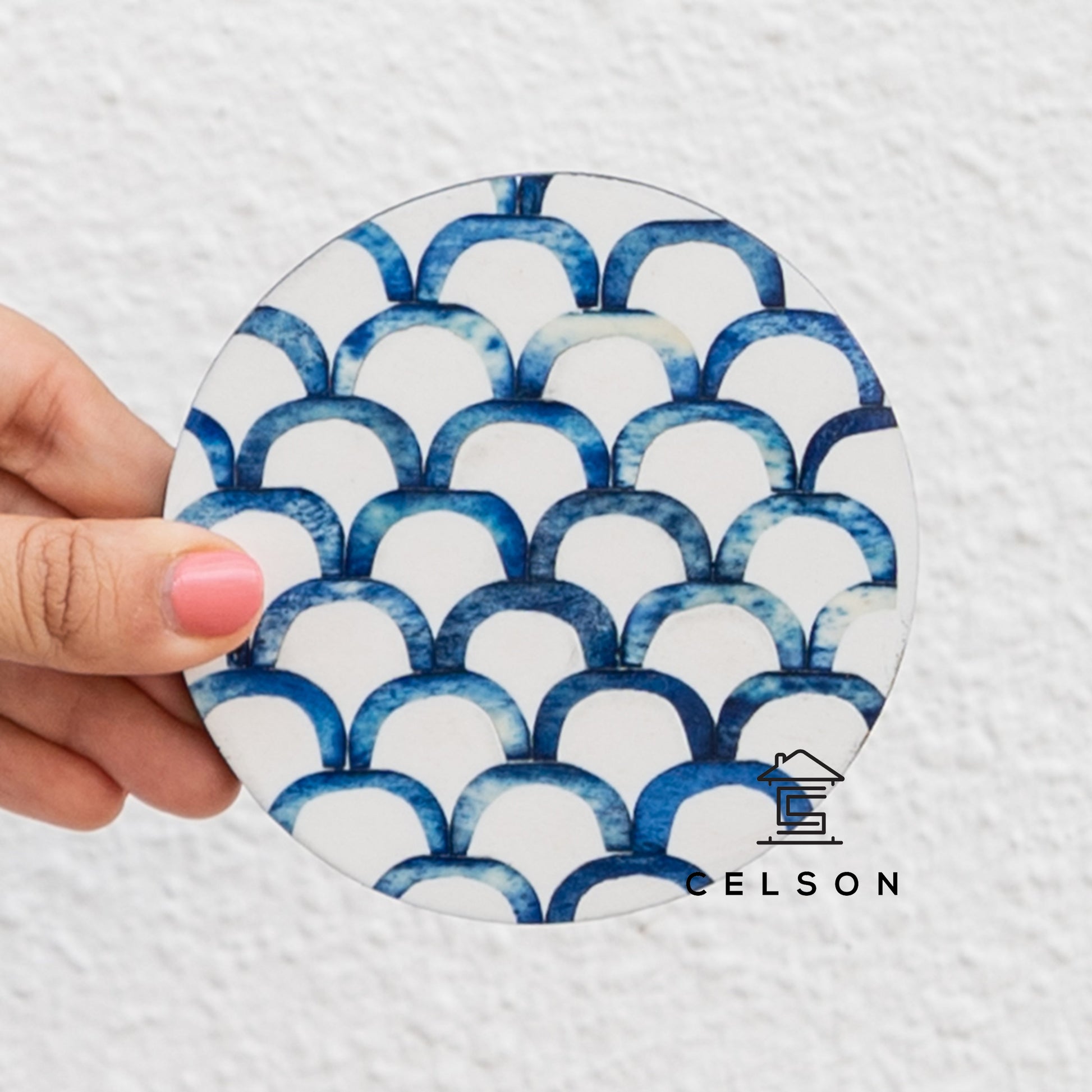 Ali Bone Inlay Coaster