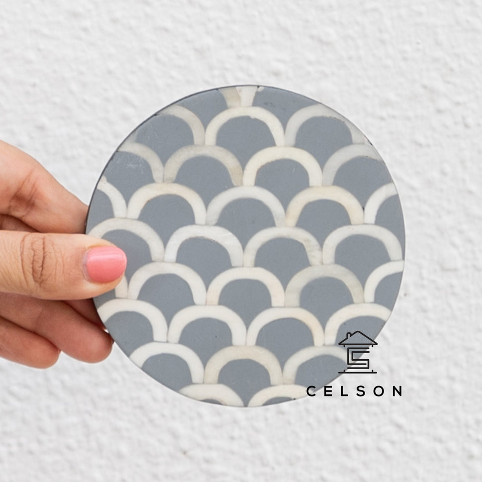 Ali Bone Inlay Coaster