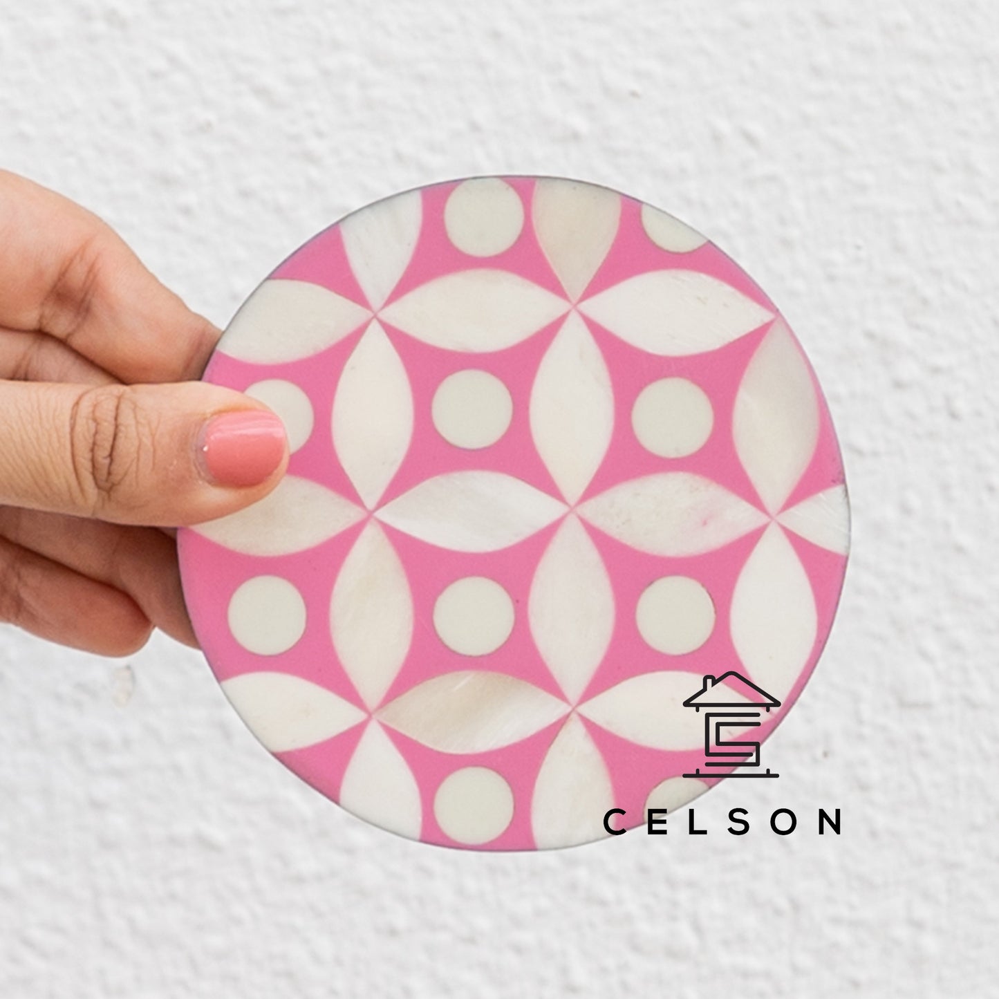 Ali Bone Inlay Coaster