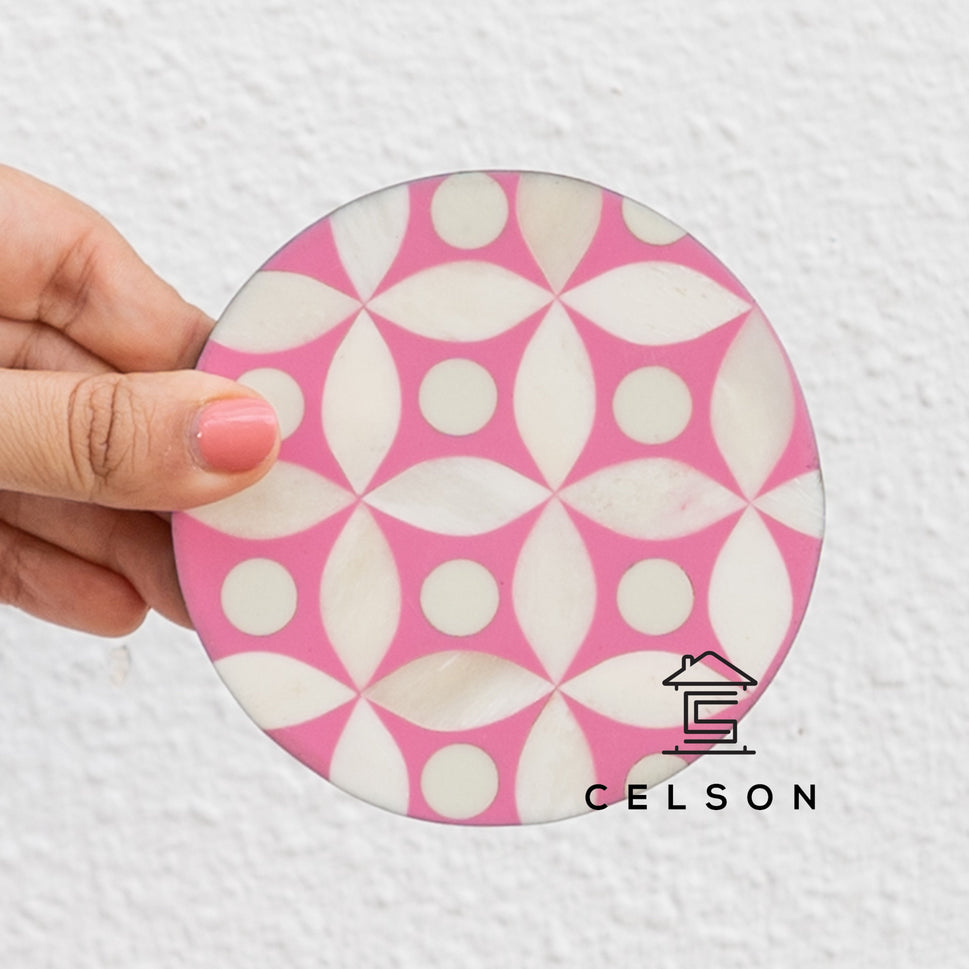 Ali Bone Inlay Coaster