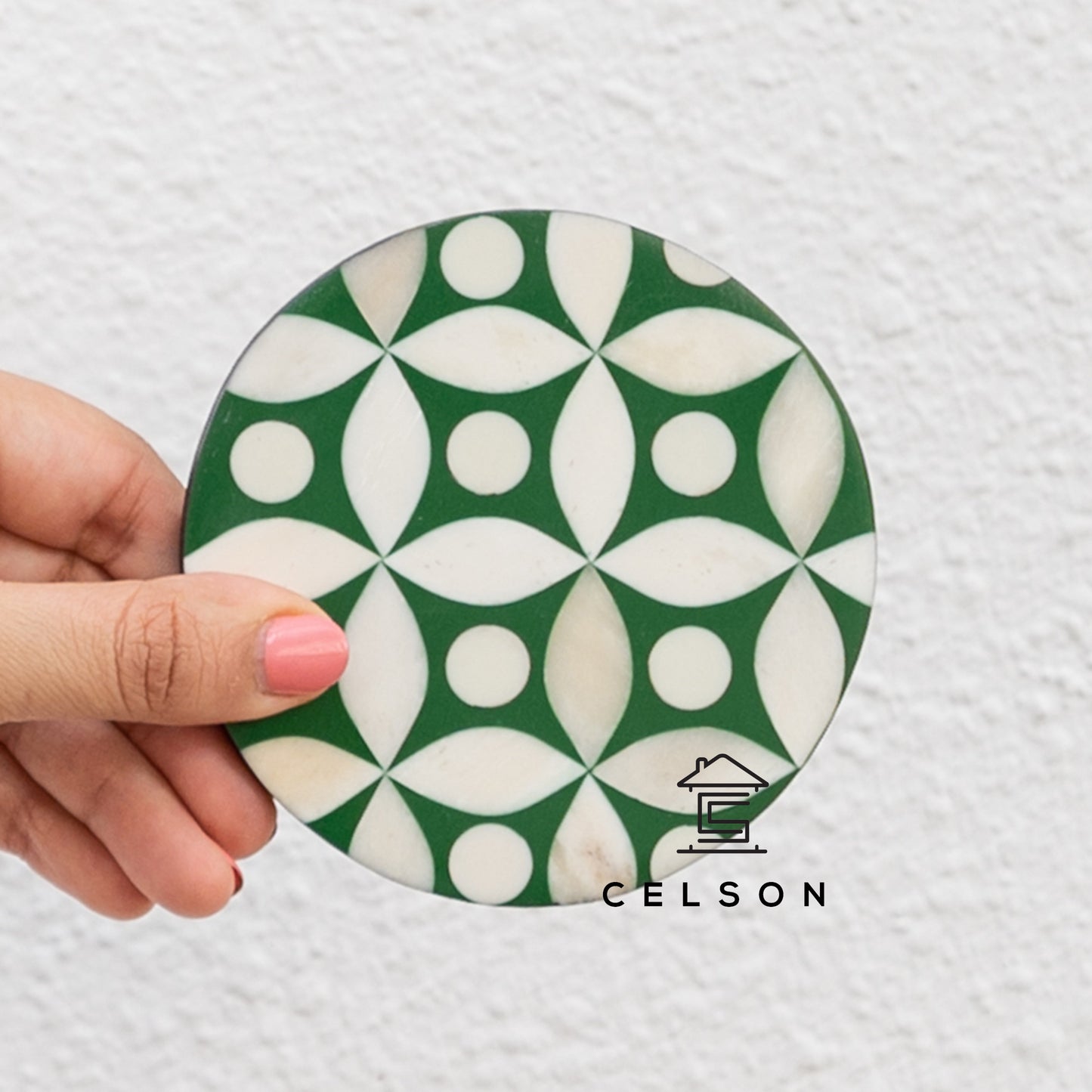 Ali Bone Inlay Coaster