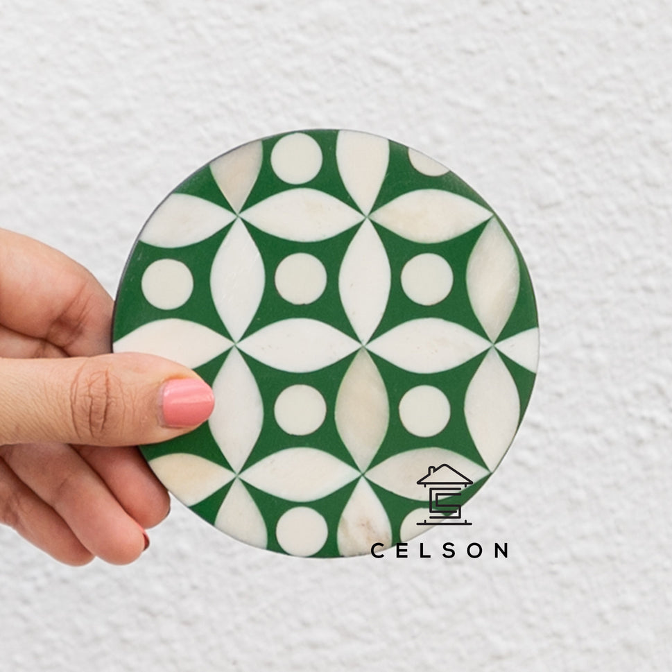Ali Bone Inlay Coaster