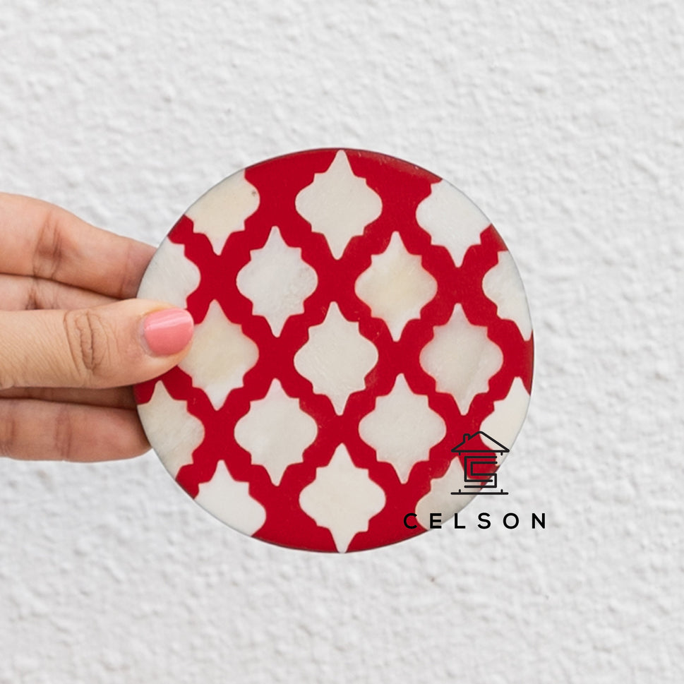 Ali Bone Inlay Coaster