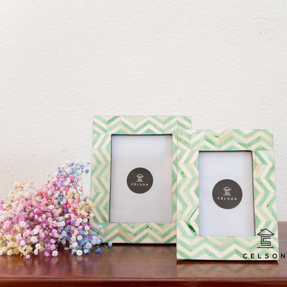 Freya Bone Inlay Photo Frame