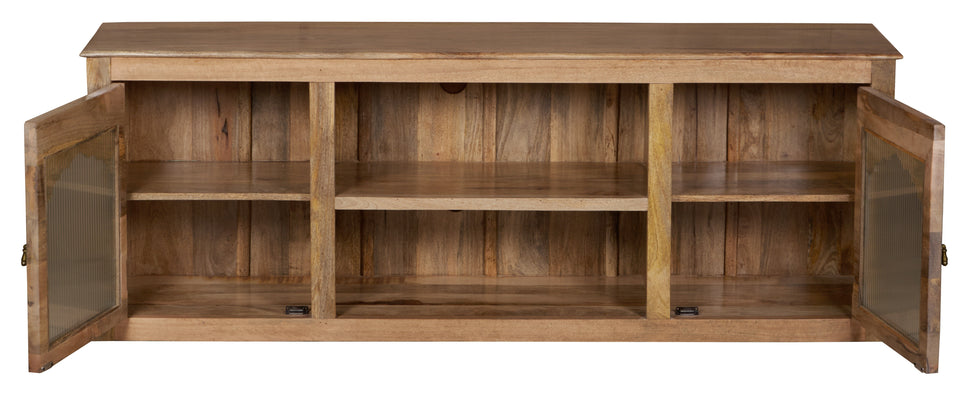 William Hand Carved Wooden TV Cabinet