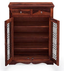 Switch Shea Hand Carved Wooden Shoe Cabinet 3 image