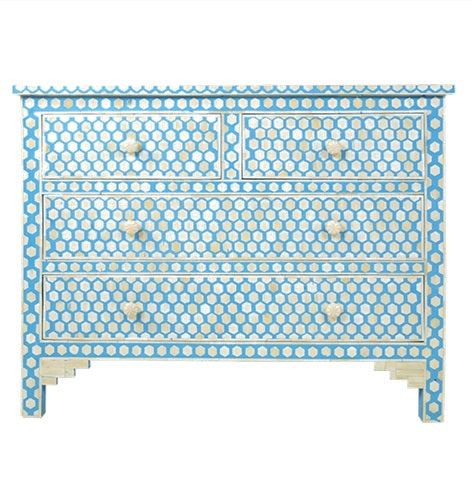 Hogun Bone Inlay Chest of Drawer