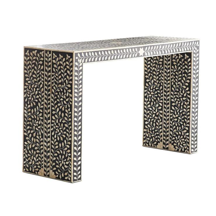 Angela Bone Inlay Console Table