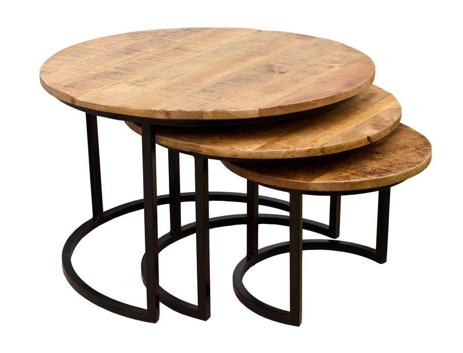 Darko Carved Wooden Coffee Table