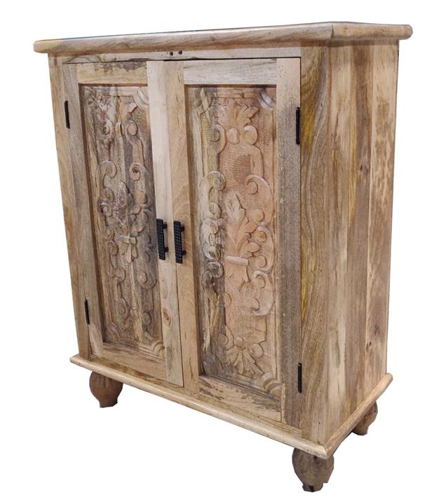 Adam Carved Wooden Chest