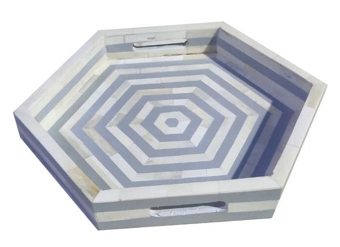 Jaskier Hexagonal Bone Inlay Tray