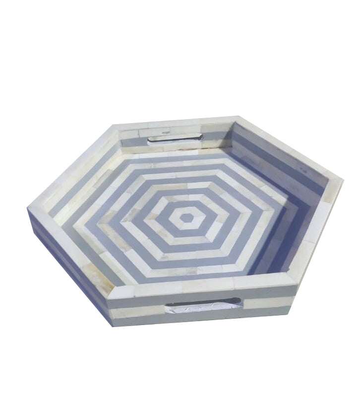 Jaskier Hexagonal Bone Inlay Tray