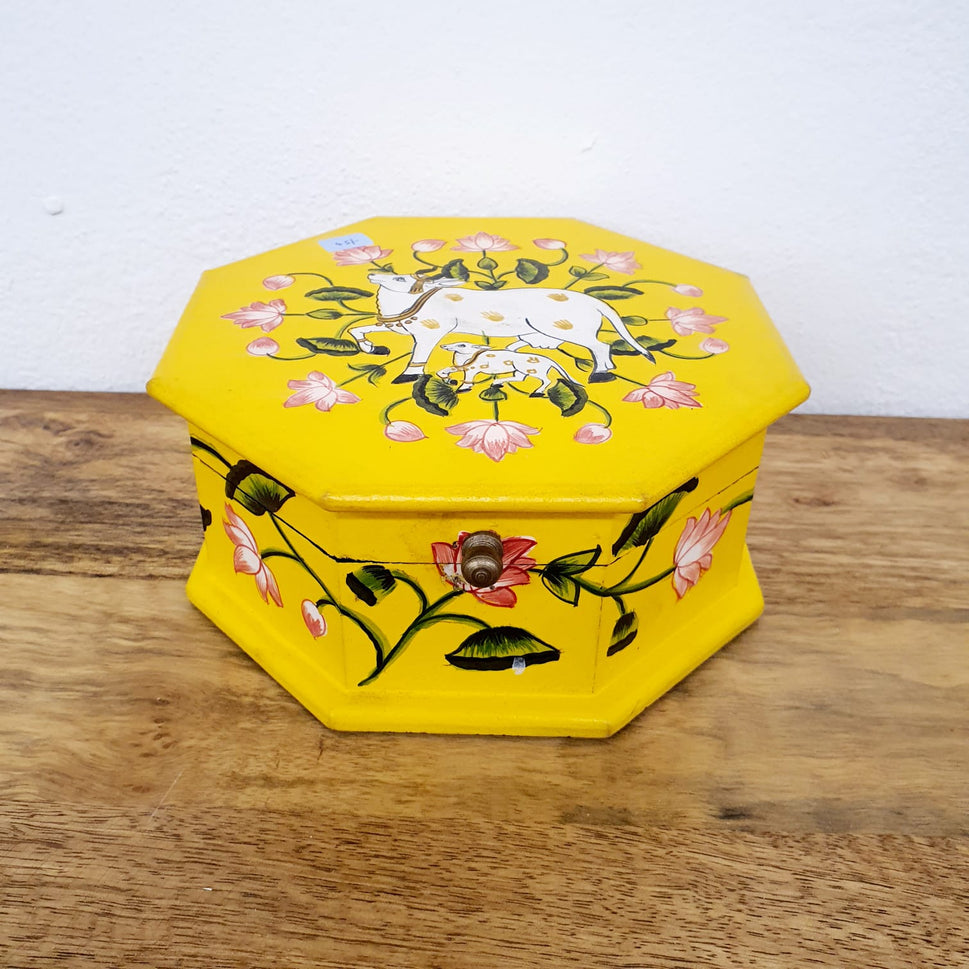 Rama Hand Painted Wooden Box