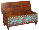 Switch Jack Carved Wooden Storage Trunk 3 image