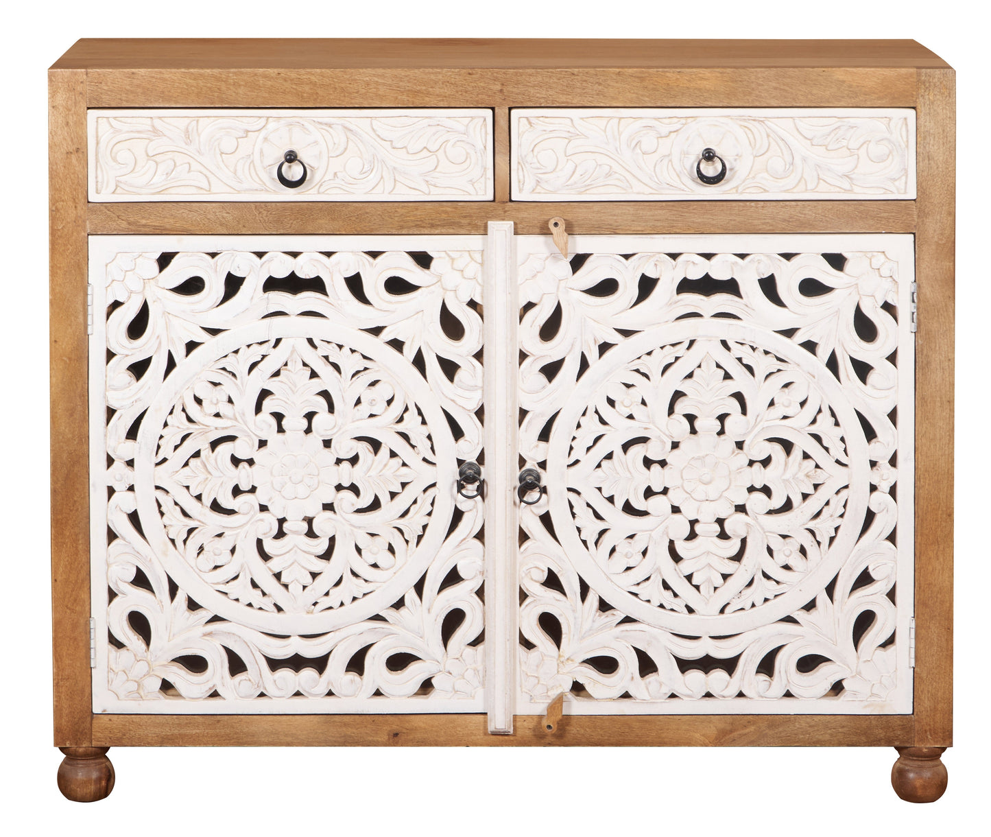 Amelia Carved Wooden Chest