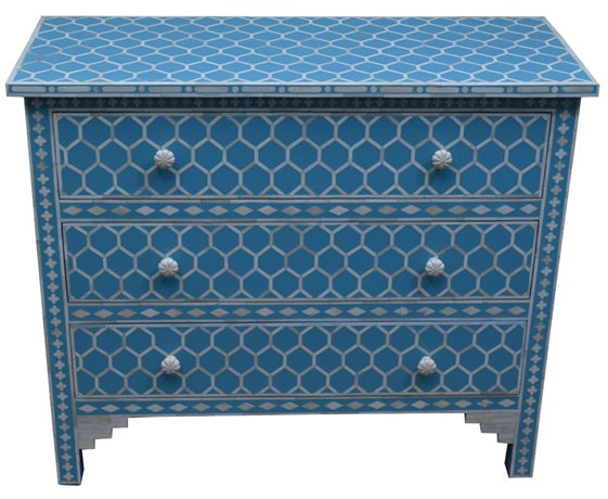 Patria Bone Inlay Chest with Mirror