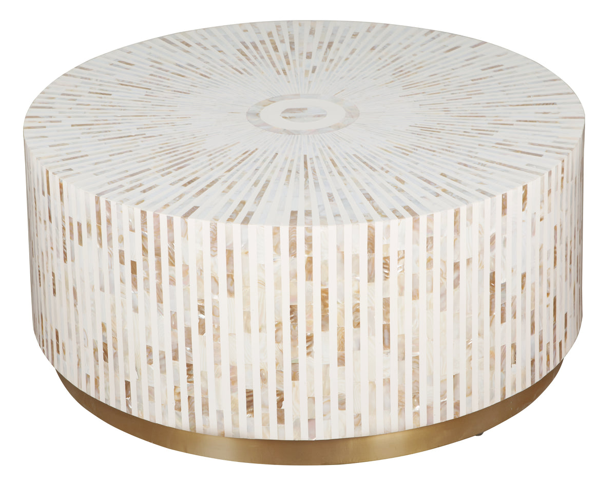 Kaylah Mother of Pearl Inlay Coffee Table