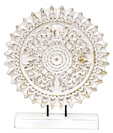 Biba Wooden Carved Table Decor