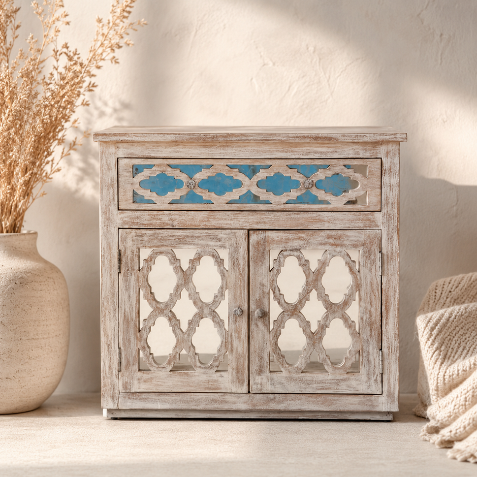 Ryerson Carved Wooden Chest