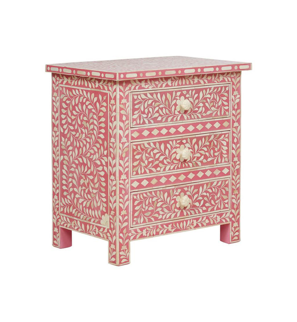 Sabri Bone Inlay Bedside