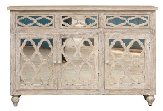 Lee Hand Carved Wooden Sideboard