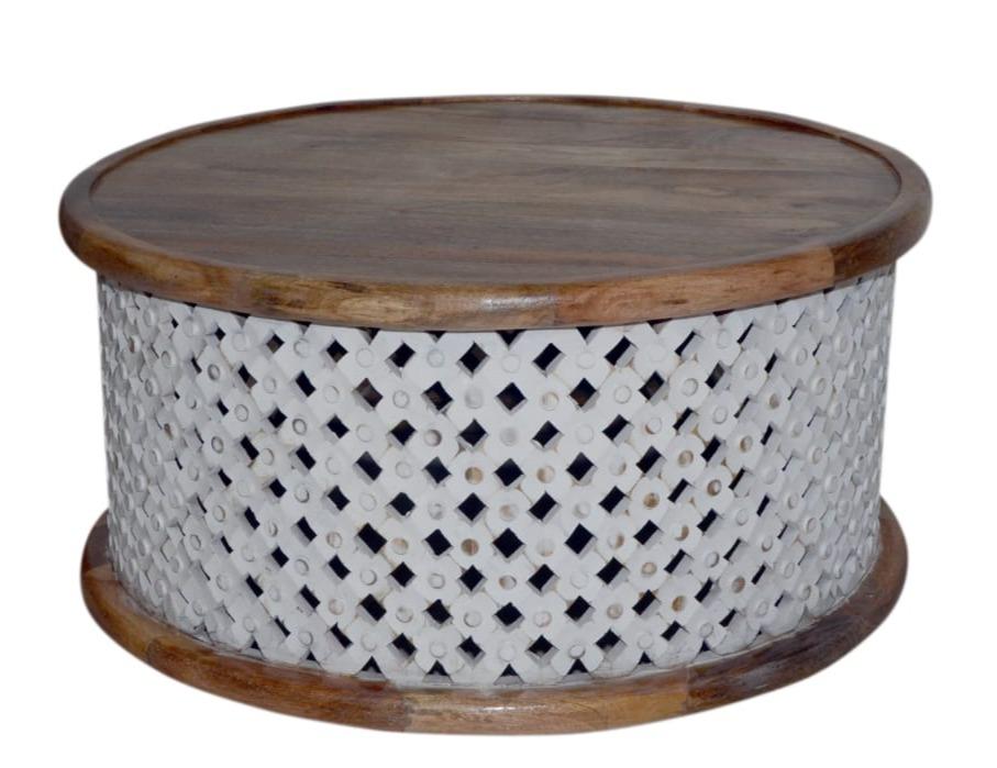 Claire Carved Coffee Table