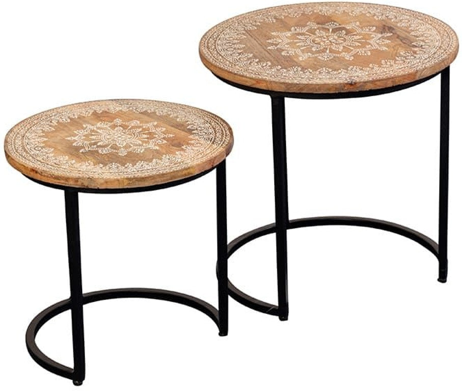 Steve Wooden Nesting Table