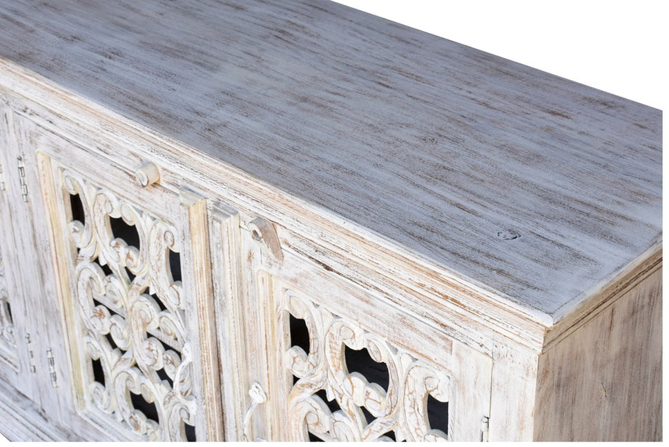 Kaley Hand Carved Wooden SideBoard